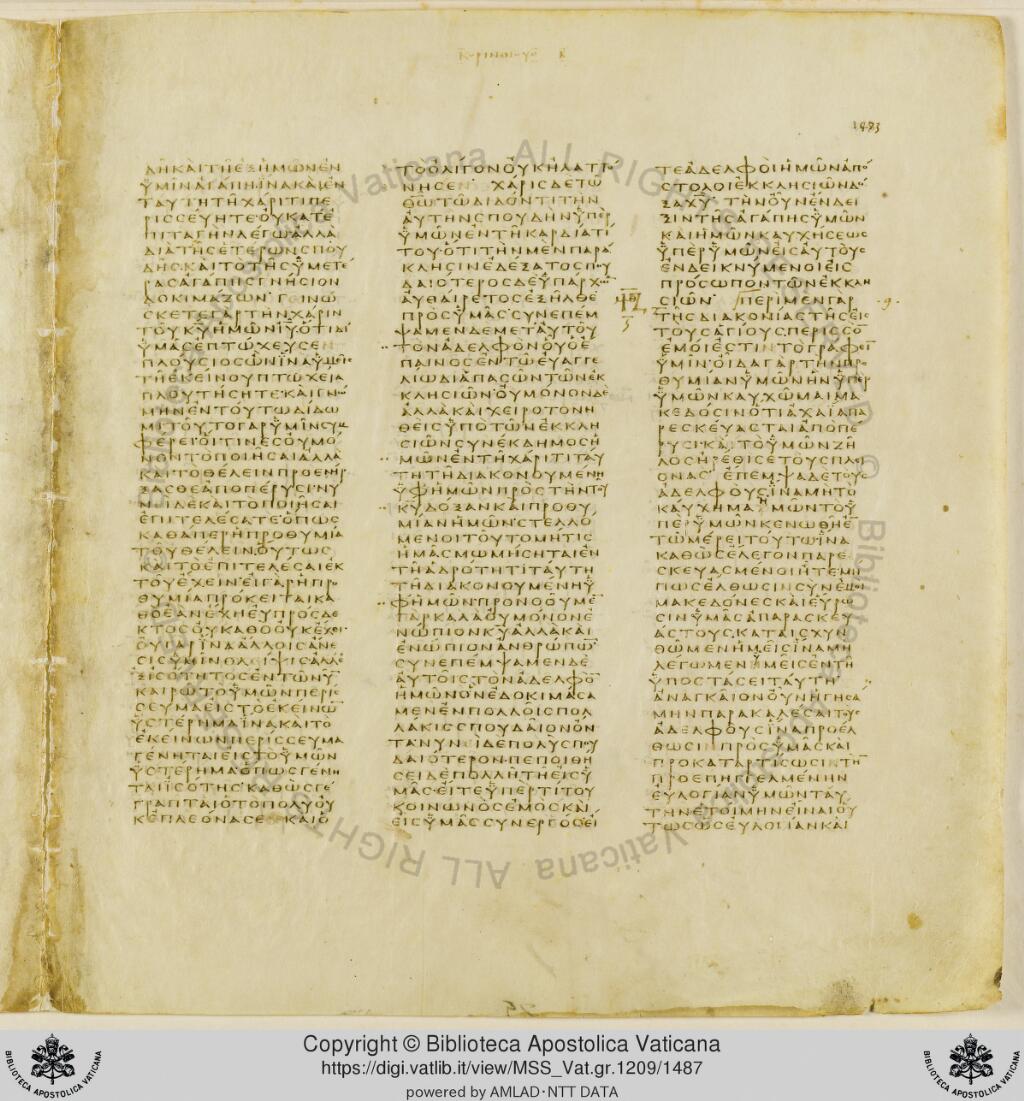 Scan vaticanus/vat-b-2cor-9-f1483.jpg